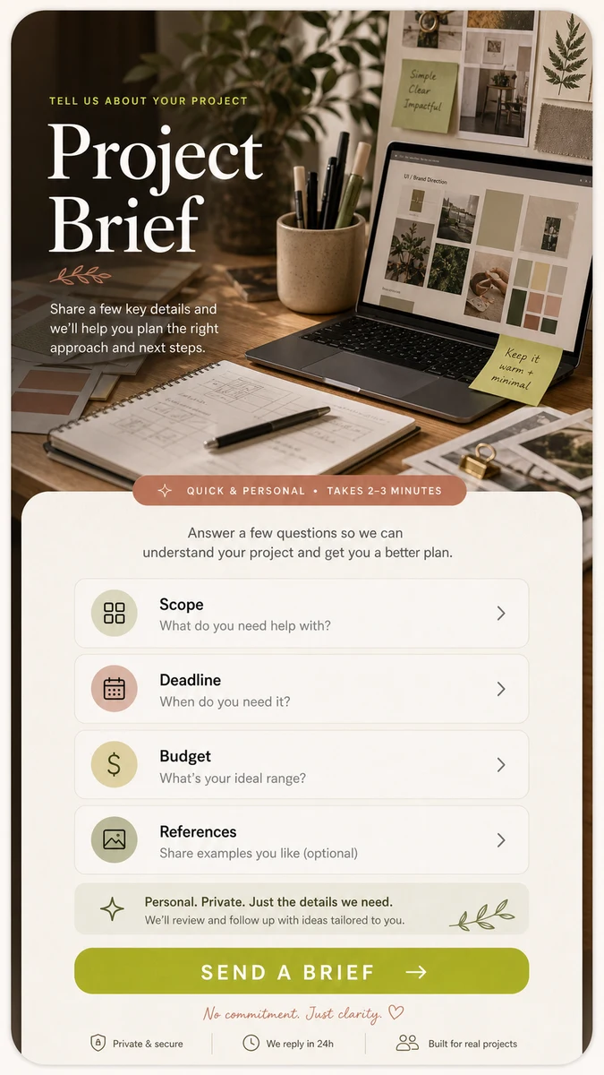 Project Brief intake card