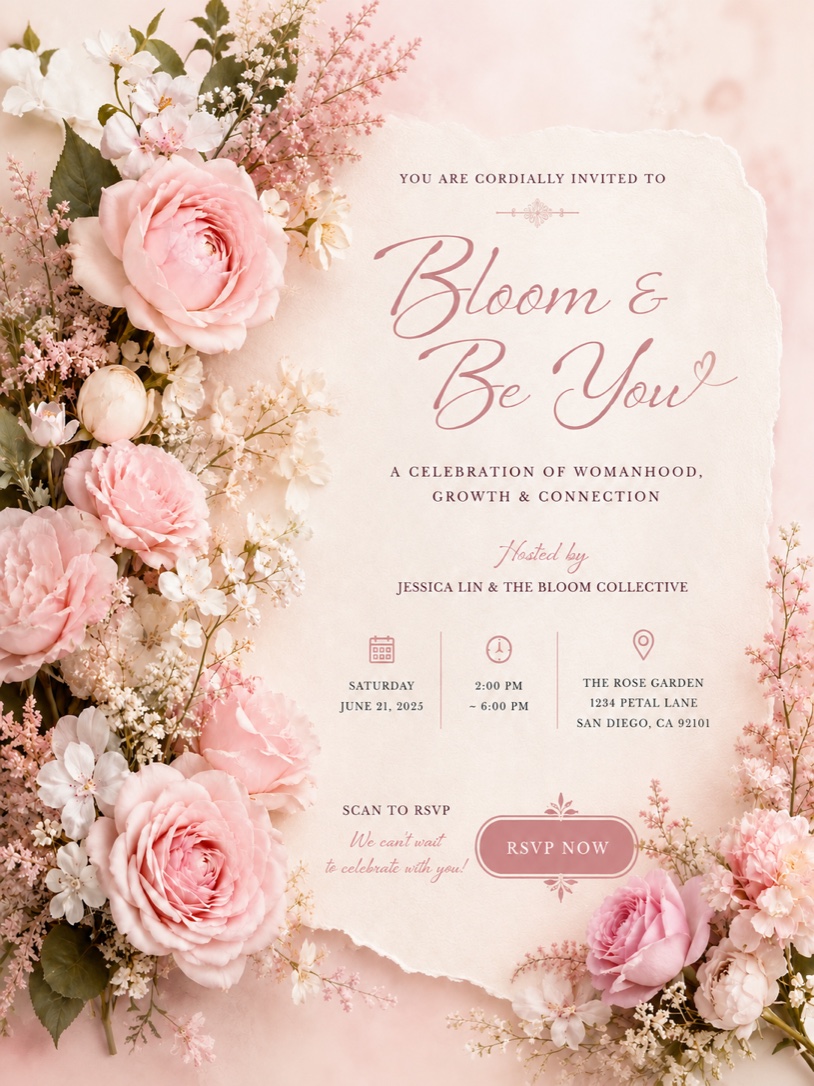 Event RSVP Card preview